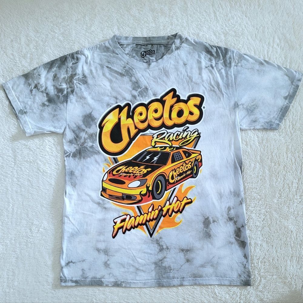 Cheetos🧀 Racing🏎 Flamin' Hot🔥 Tie Dye☮️ Graphic Tee👕 - NWOT